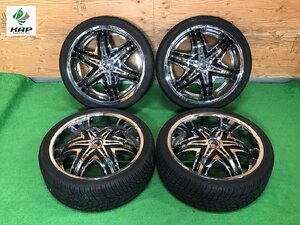 DIABLO／ディアブロ 深リム 22×8.5J ホイール ＆ タイヤ ROADIAN HP 265/35R22 4本セット　～ダッジ マグナム 他～ 【個人宅配送不可】