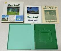 遙かなるオーガスタ 箱・説明書・コースガイドのみ ディスク欠品 / PC-9801 T＆E SOFT_画像1