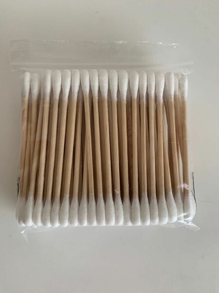 木の綿棒　100本