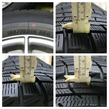 3 YOKOHAMA PRACTIVA ICE BP02 185/70R14 2020年製 9.5分目 アクア ポルテ アクシオ ノート キューブ フィット フリード デミオ 等 *4744_画像3