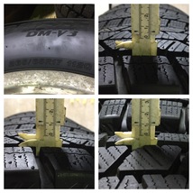 1 BRIDGESTONE BLIZZAK DM V3 265/65R17 2022年製 イボ付 PCD 139.7mm ランドクルーザー ランドクルーザープラド 等 *4528_画像3