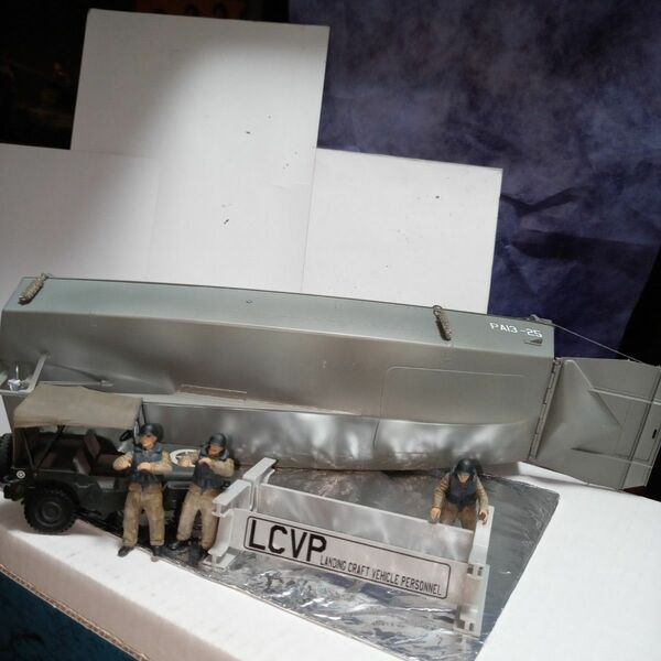 アメリカ軍　LCVP　ジオラマ用　1／35 当時物