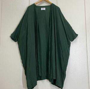 170 LIBERTINE-LIBERTINE kimono low b oversize long feather weave 7 minute sleeve green lady's cupra no- button light ground spring summer 30721L