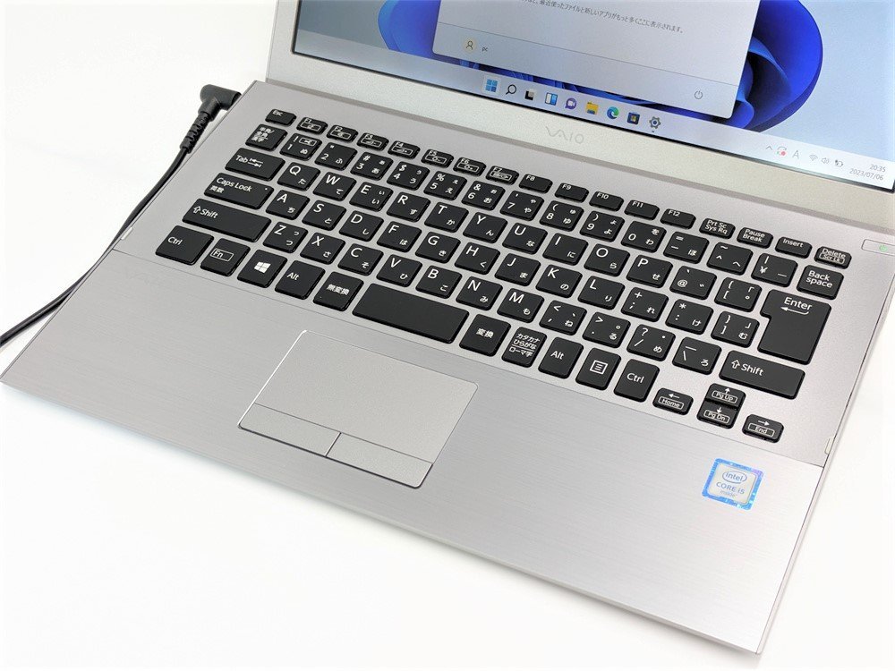 1円~ 保証付高速SSD 13.3型ノートパソコンSONY VJS131C11N 中古良品第