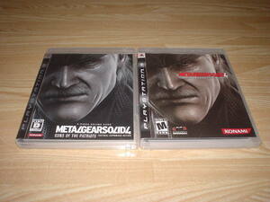 中古PS3ソフト METAL GEAR SOLID 4 メタルギアソリッド4 北米版と国内版 2本セット