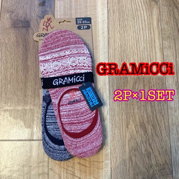 【新品未使用】GRAMiCCi グラミチ ソックス 靴下 2P × 1セット クライミング アウトドア フットカバー ショート