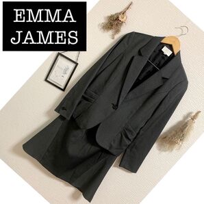 【極上】 EMMA JAMES スカートスーツ セットアップ 9号 スーツ 就活 リクルート 入学式 式典 フォーマル 仕事