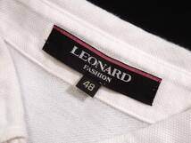 レオナール LEONARD FASHION プルオーバーシャツ ポロシャツ 48_画像5