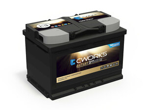 *CWORKS imported car AGM battery * Citroen C3 1.2 THP ABA-B6HN01 for free shipping gome private person delivery possibility 
