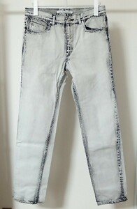 23SS JOHN LAWRENCE SULLIVAN ジョンローレンスサリバン BLEACHED DENIM 5POCKET PANTS ブリーチ デニム パンツ 48