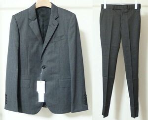 22AW JOHN LAWRENCE SULLIVAN ジョンローレンスサリバン 2Bジャケット パンツ セットアップ スーツ 42/42 灰 ★定価13.2万円★