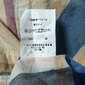 19SS Engineered Garments エンジニアードガーメンツ Popover BD Shirt Big Madoras Plaid プルオーバー 半袖 シャツ S マドラス チェックの画像4