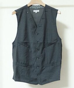Engineered Garments engineered garments Cinch Vest Tropical Woolsinchi лучший M пепел тропический шерсть 