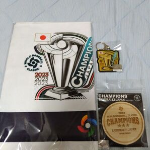 2023WBC優勝記念フェイスタオル ひのきコースター アクリルキーホルダー