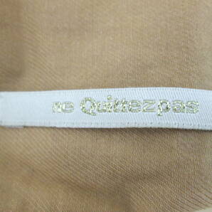 (79)♪ne Quittezpas ヌキテパ 長袖 ティアード シャツ ブラウス ベージュ系 サイズ表記なし インド製 綿55% レーヨン45%の画像5