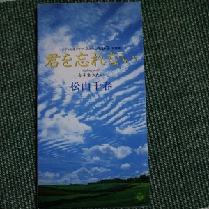 【８ｃｍ】 君を忘れない／松山千春