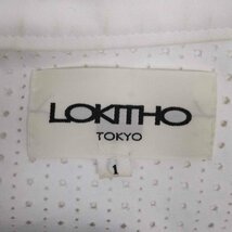LOKITHO(ロキト) 19SS カットワークブルゾン レディース 1 中古 古着 0645_画像6