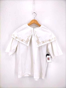 CLANE(クラネ) BIG COLLAR EMBROIDERY TOPS レディース JPN：1 中古 古着 0603