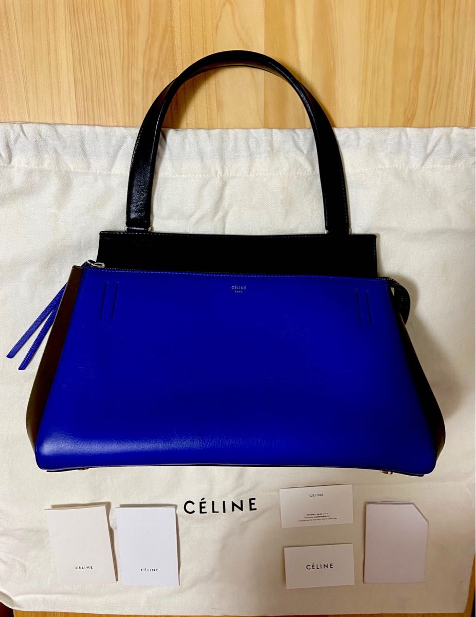CELINE セリーヌ エッジ ハンドバック レザー マルチカラー カバン