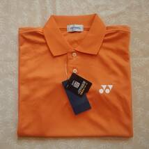 未使用品　ヨネックス　YONEX　半袖シャツ　サイズＳ　オレンジ色　静電気ガード_画像9