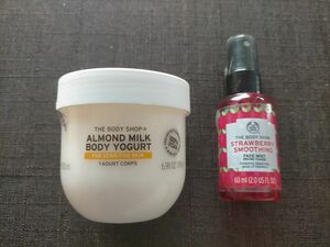 【THE BODY SHOP】ボディヨーグルト、スムージングフェイスミスト