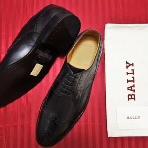 定価１１万円 未使用品 バリー(BALLY) ビジネスシューズ US９1/2D EU８1/2E(日本サイズ27.5cm) ブラックの画像4