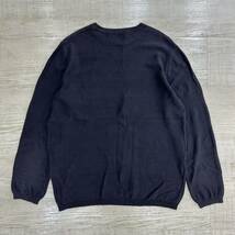 21ss nonnative ノンネイティブ TROOPER L/S SWEATER COTTON SHADOW BORDER YARN VW 製品染め ロングスリーブ クルーネック ニット size 0_画像2