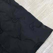 21aw 2021 美品 EMPORIO ARMANI エンポリオ アルマーニ ワイド フード コート 刺繍 羽織 大人 オシャレ デザイン 高級 BLACK サイズ 38 (71_画像8