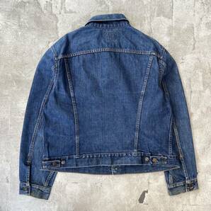 60s ~ 70s Vintage Levis 70505 0217 ビンテージ リーバイス 4th デニム ジャケット Gジャン 古着 ケアタグ ボタン裏 52 サイズ 46 位 (71の画像2