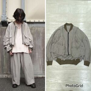 20ss VOAAOV ヴォアーブ 2way linen rayerd wide blouson Vest リネン レイヤード ワイド ブルゾン & リネン ベスト VOBZ-D05-52 1 (71