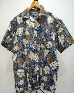 PERIP HERIQUE ペリフェリック アロハシャツ 和花柄 40(M)日本製 ヤマトインターナショナル