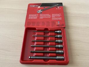  Snap-on long ball hex -inch set new goods Snap-on