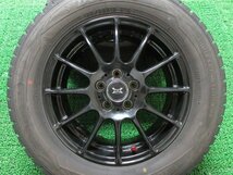 D300【送料無料】195/65R15 超溝高 8.5~9分山 スタッドレス WINTERMAXX WM01 19年 アルミ ホイールセット 4本 激安 プリウス インプレッサ_画像8