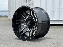 新品 20インチホイールのみ4本セットシルバラード GMCシエラ F-150 ユーコン XF OFFROAD XF222 20x10J -12 pcd135 6穴 pcd139.7 6穴_画像1