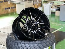 新品 20インチホイールのみ4本セットシルバラード GMCシエラ F-150 ユーコン XF OFFROAD XF222 20x10J -12 pcd135 6穴 pcd139.7 6穴_画像9