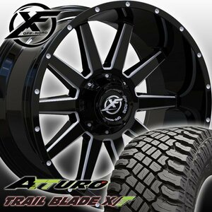 XF OFFROAD XF219 20インチタイヤホイール ATTURO TRAIL BLADE XT 275/55R20 285/55R20 33x12.50R20 20x10J タンドラ セコイア