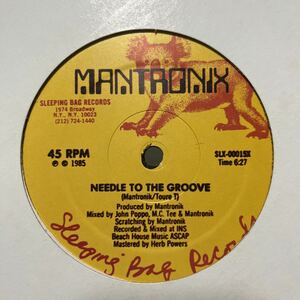 mantronix / needle to the groove / jamming on the groove CR-01892307