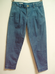 GAP1969 1 tuck stretch cropped pants Denim pants size 0