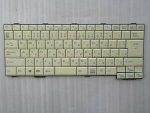 キーボード 黄ばみ有り 富士通 A553/H A573 A574/M A576/N A577 A579 A743 A744 A746 A747 A748 A749 交換手順説明有り MP-09K30J03D854W