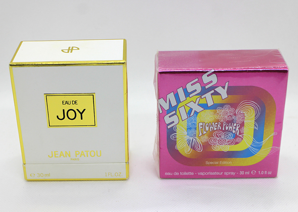 【JEAN PATOU】ジャンパトゥ JOY ジョイ EDP 30ml / MISS SIXTY ミス シックスティ フラワー パワー EDT 30ml 未使用 2本セット 20230708