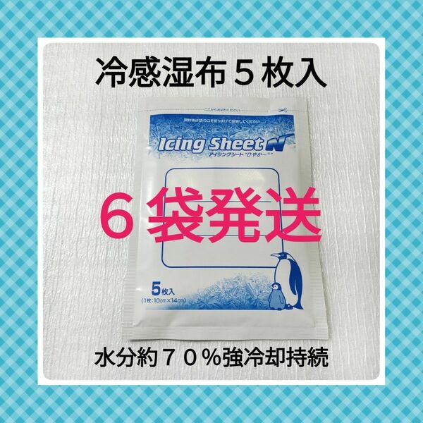 アイシングシート　アイシングシートＮ　５枚×６袋　湿布　キネシオテープ　コルセット　腰痛　スポーツケア用品