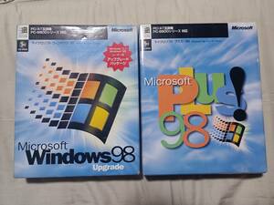 Microsoft Windows 98 Microsoft PLUS!98 セット pc/at互換機 pc-9800シリーズ対応 アップグレードパッケージ日本語版