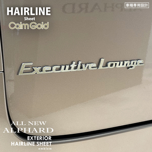  Toyota Alphard executive lounge AAHH40W/AAHH45W экстерьер karum Gold волосы линия сиденье (ExecutiveLounge для ) ⑤