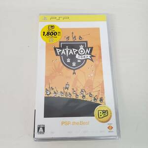 0725-224□未開封品 プレイステーション ポータブル　PSP ソフト パタポン PATAPON ゲーム カセット 箱・取説有り 動作未確認 