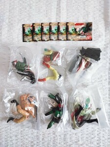  Kamen Rider HG series . god ..... regular body compilation all 6 kind unopened that time thing Kamen Rider black RX Kamen Rider parent 1 number Mini book (071303)