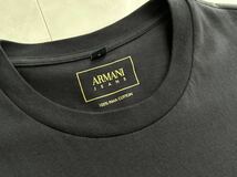 アルマーニ ジーンズ Tシャツ Mサイズ ピマコットン ARMANI クルーネック 半袖_画像2