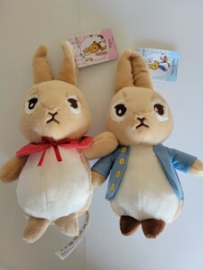  free shipping * unused (^O^) Peter Rabbit * soft toy *2 piece set 