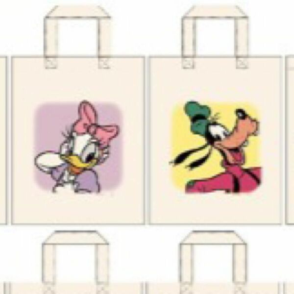 ディズニー Disney100 キャラクター ブラインド A4コットンバッグ