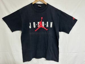 90s 90年代 銀タグ NIKE JORDAN ナイキ ジョーダン ジャンプマン Tシャツ size:M ブラック ヴィンテージ