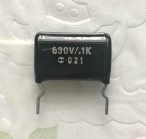 即決♪新品・コンデンサー0.1uF/630V 10個（Made in Japan）